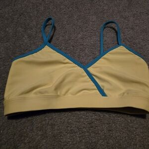 Oh La La Womens Adult Small Yellow Dance Top